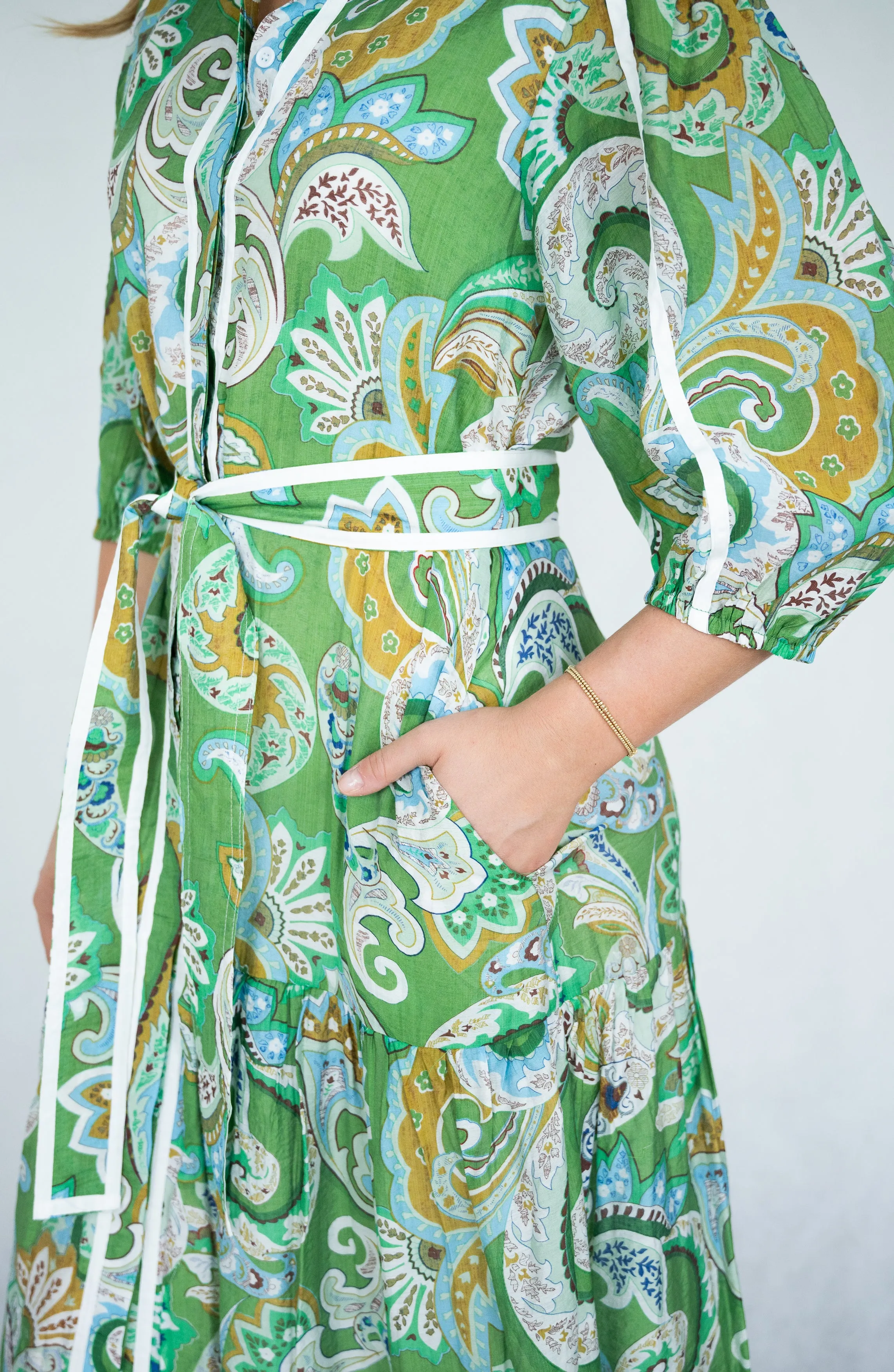Adeline Dress  | Green