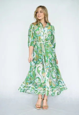 Adeline Dress  | Green