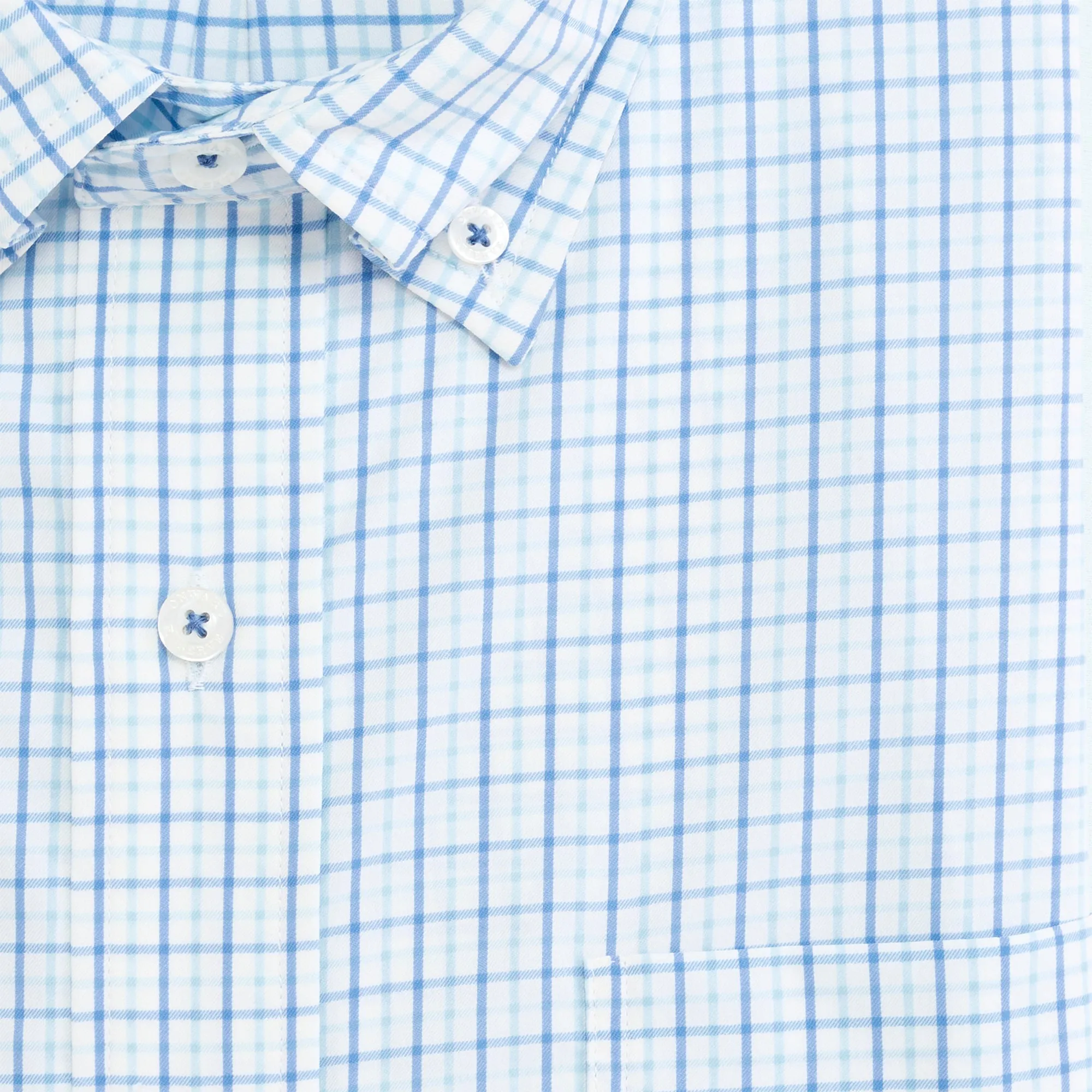 Badin Classic Fit Performance Button Down - Iris