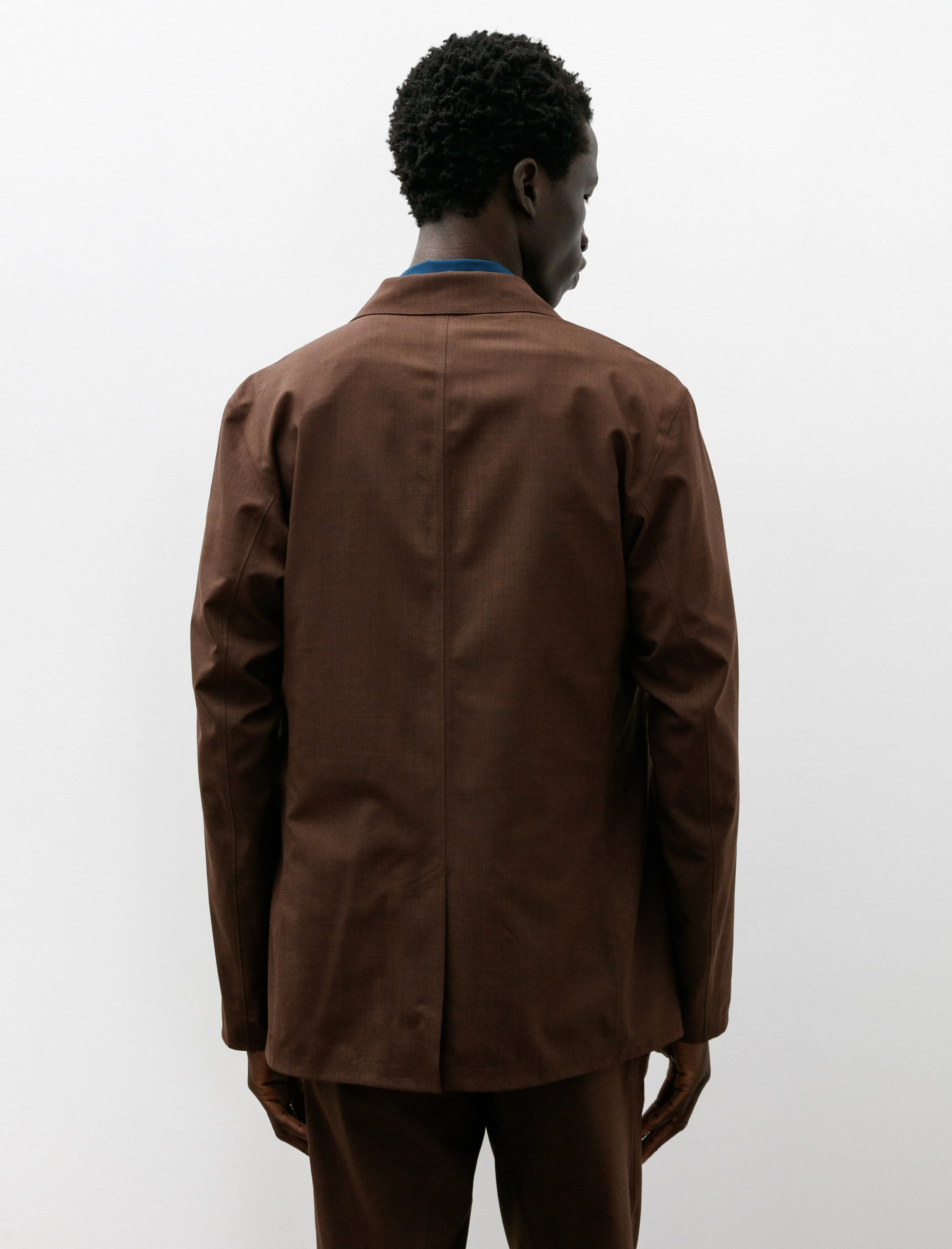 Convex Wool Blazer Ganache Heather