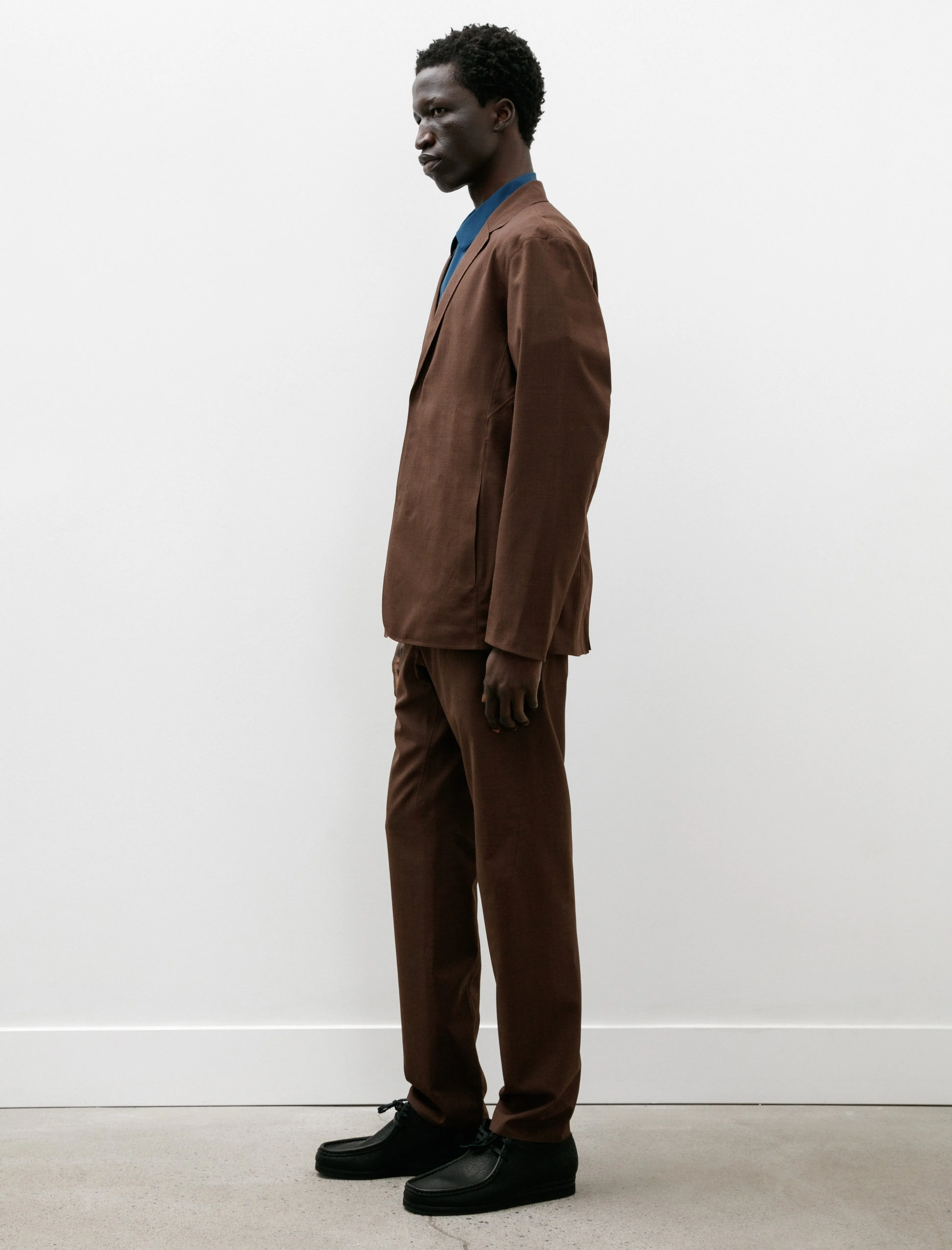 Convex Wool Blazer Ganache Heather