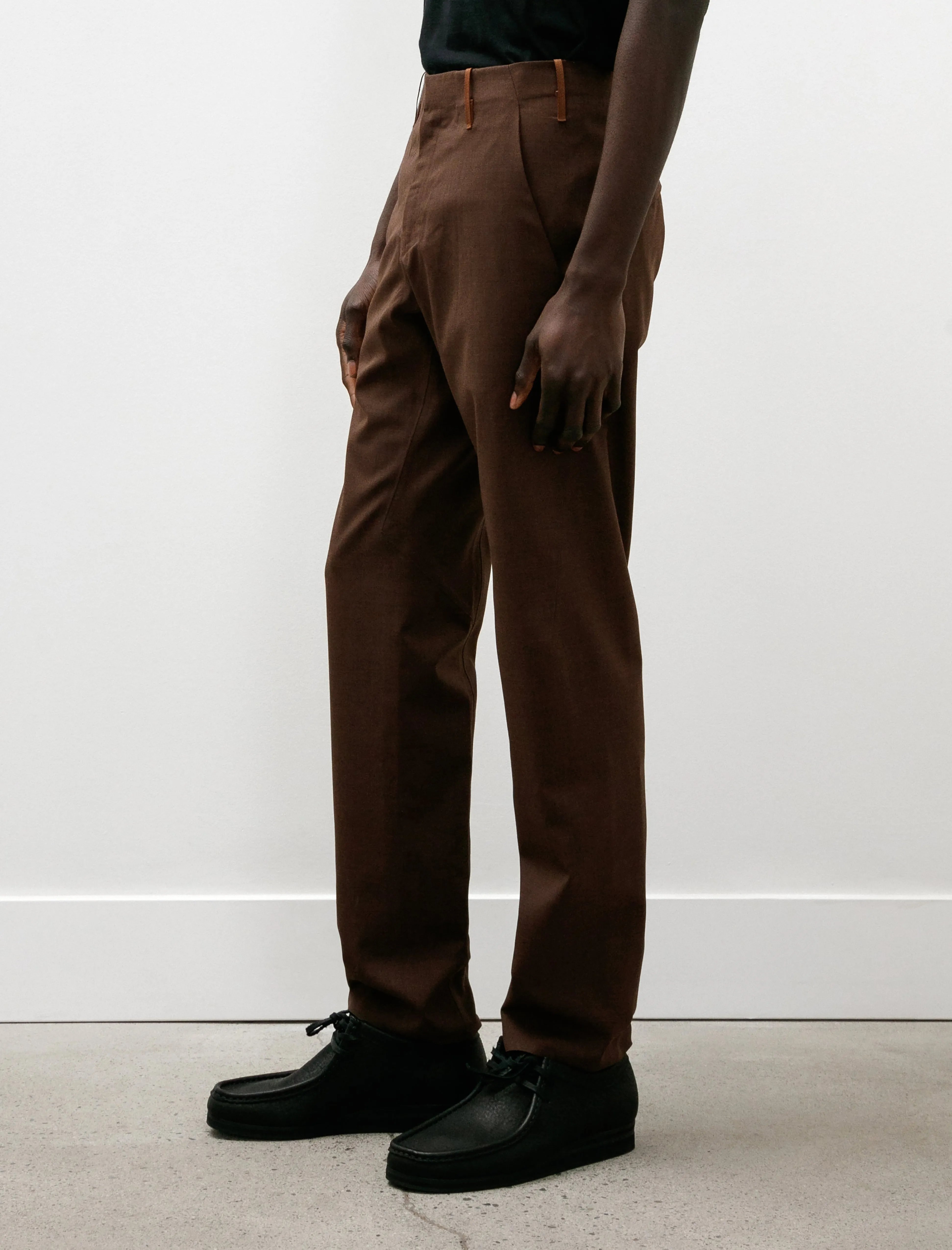 Convex Wool Pant Ganache Heather