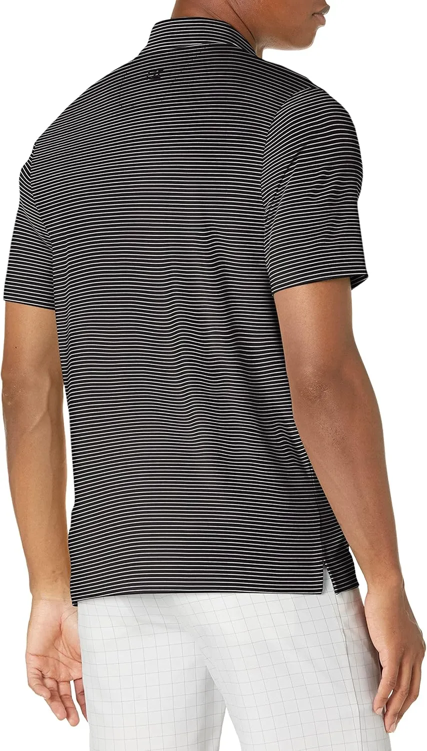 Cutter & Buck Men's Moisture Wicking UPF Drytec Forge Pencil Stripe Polo Shirt