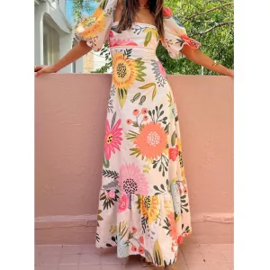 FLORENCE - VIBRANT FLORAL DRESS
