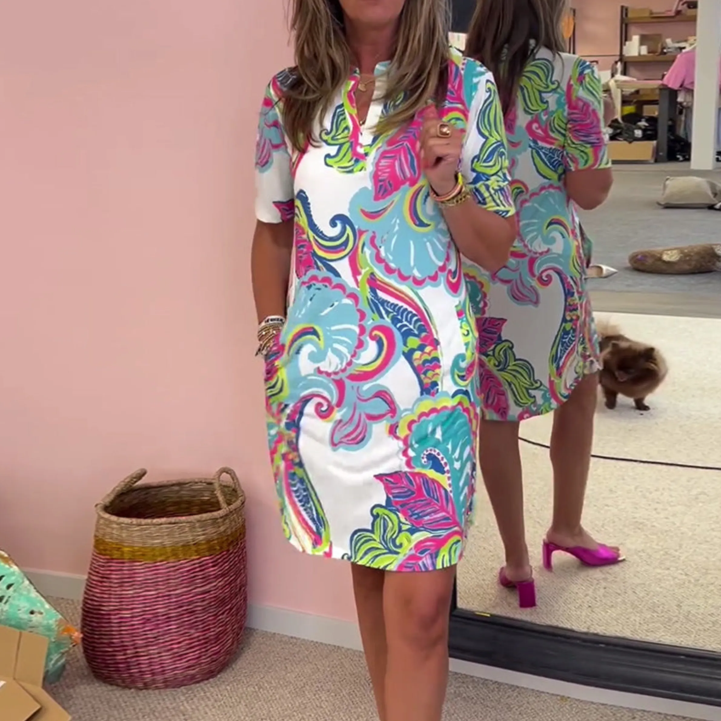 Lavinia Vibrant Summer Dress