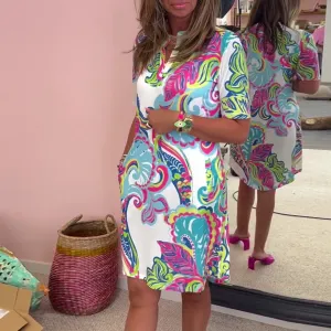 Lavinia Vibrant Summer Dress