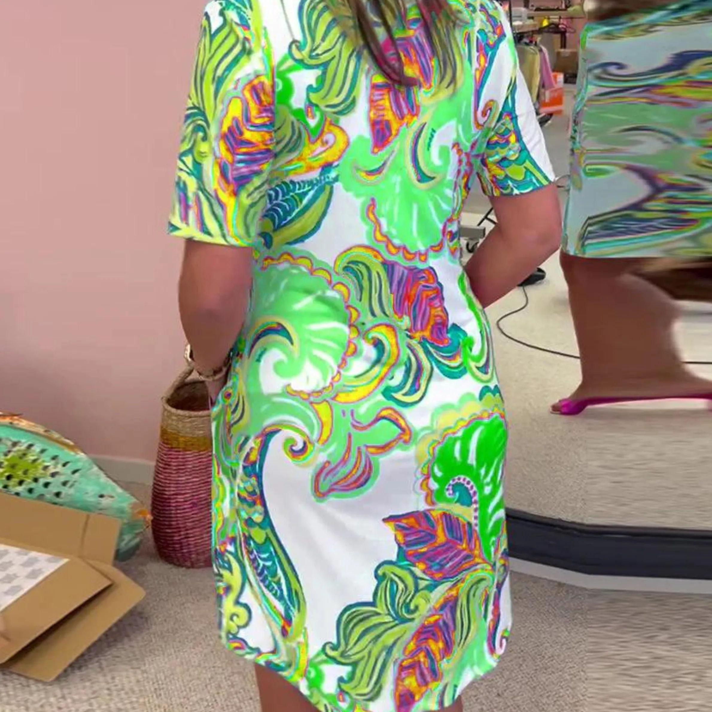 Lavinia Vibrant Summer Dress