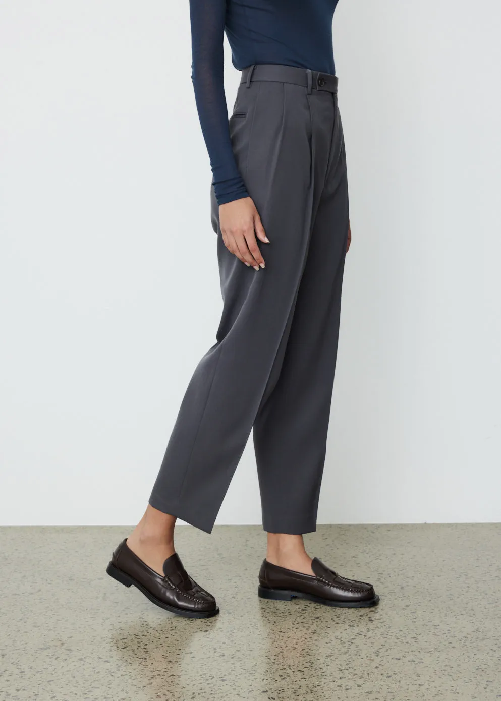 Light Wool Max Gabardine Slacks