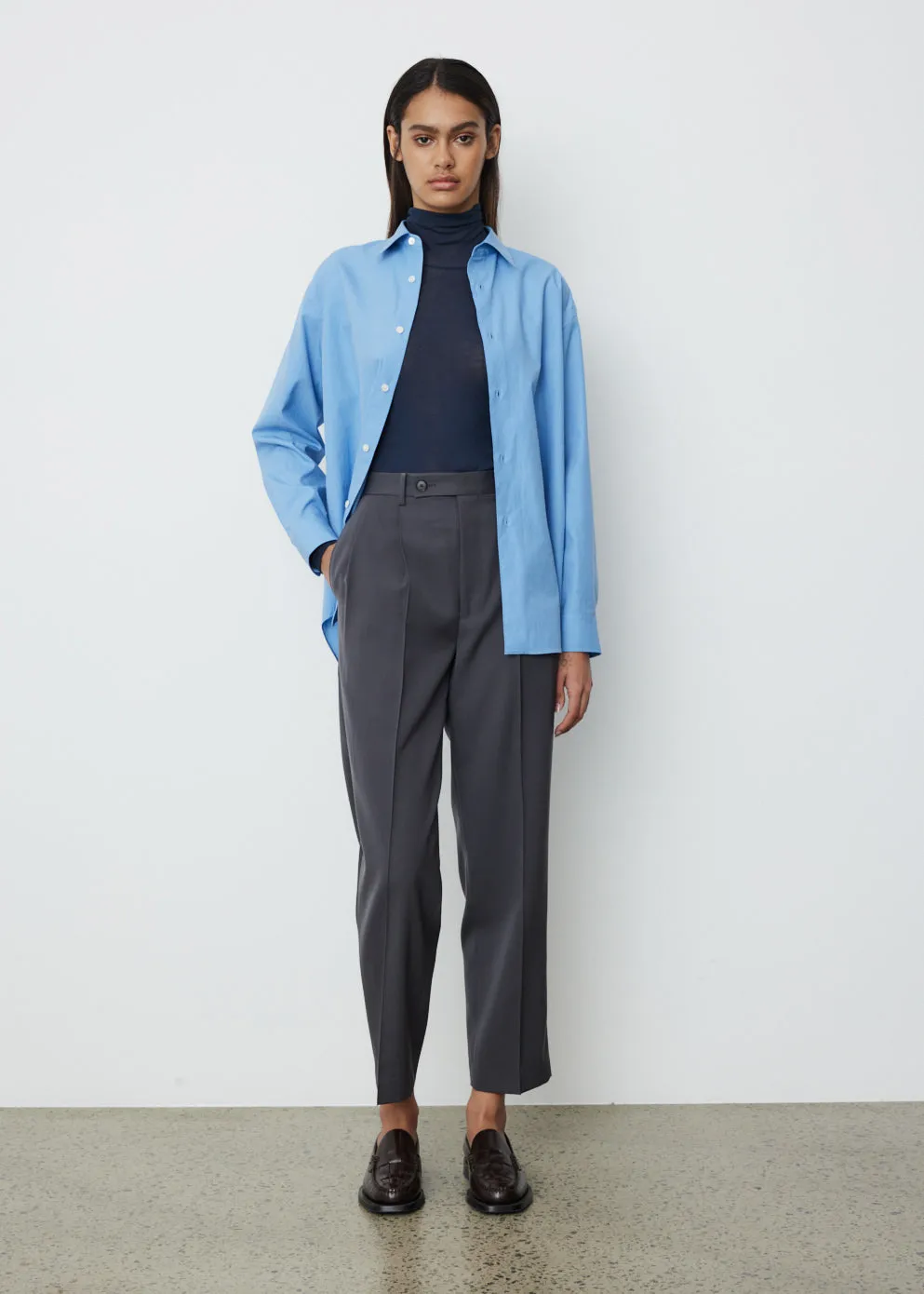 Light Wool Max Gabardine Slacks