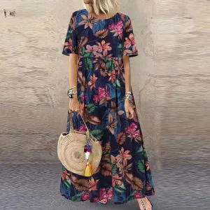 Lotte  | Vibrant Floral Maxi Dress