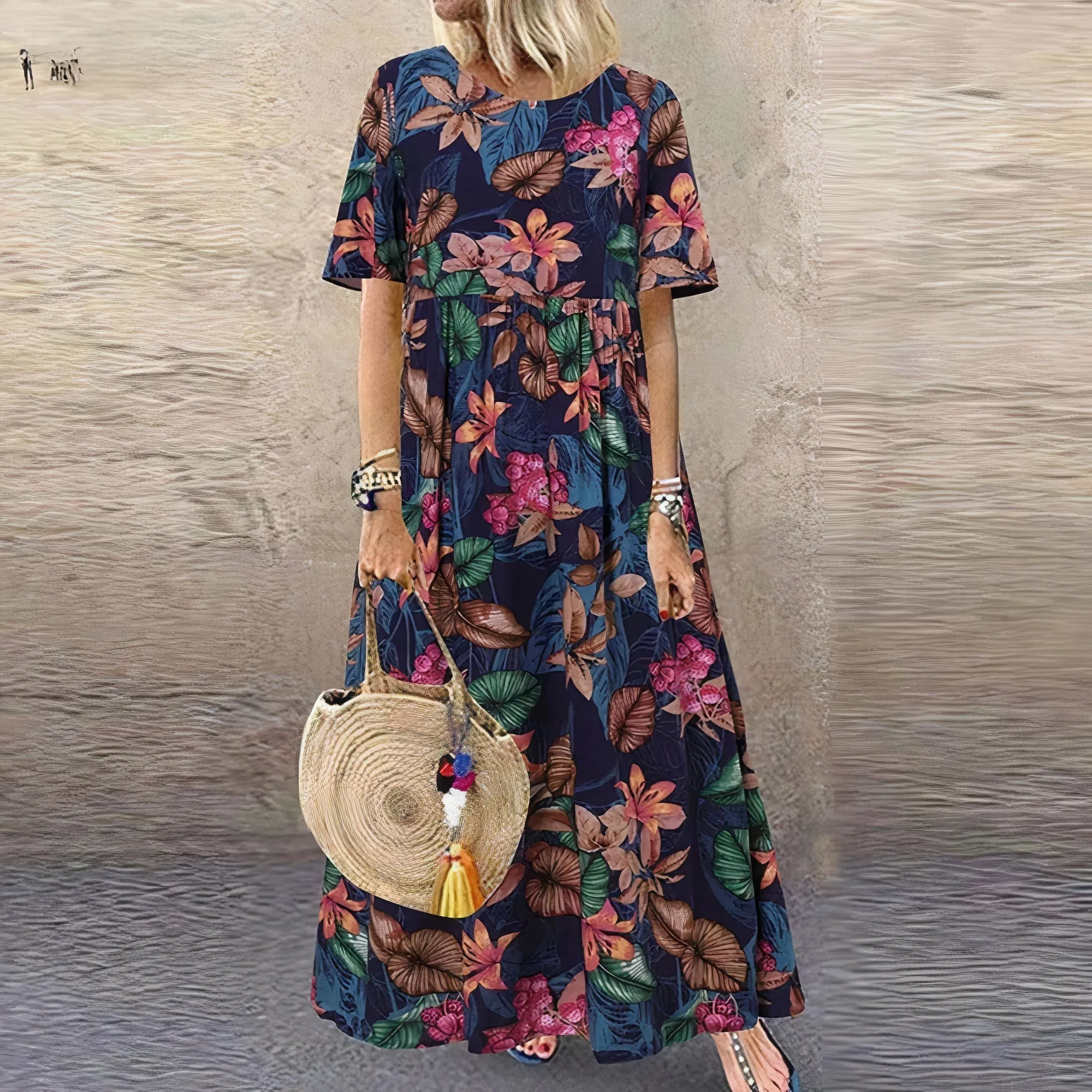 Lotte  | Vibrant Floral Maxi Dress