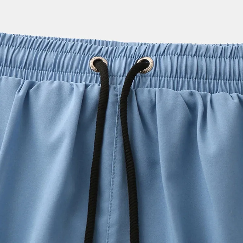 Men Swim Trunks Moisture Wicking Liner Shorts