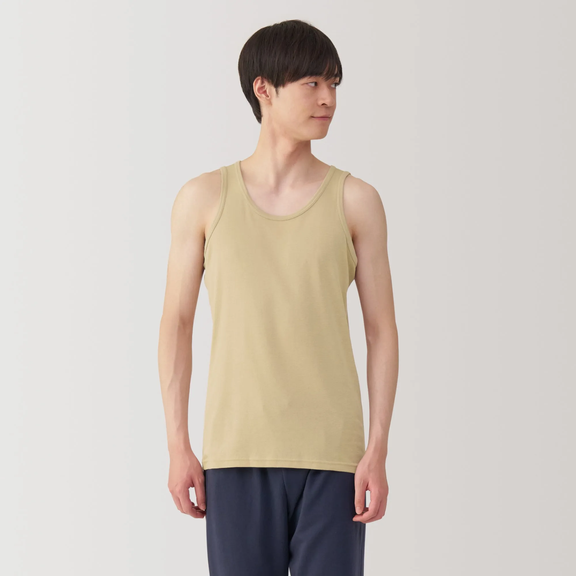Men's Moisture-Wicking Cotton Tank Top
