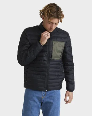Mens Side Insulated Puffer Jacket