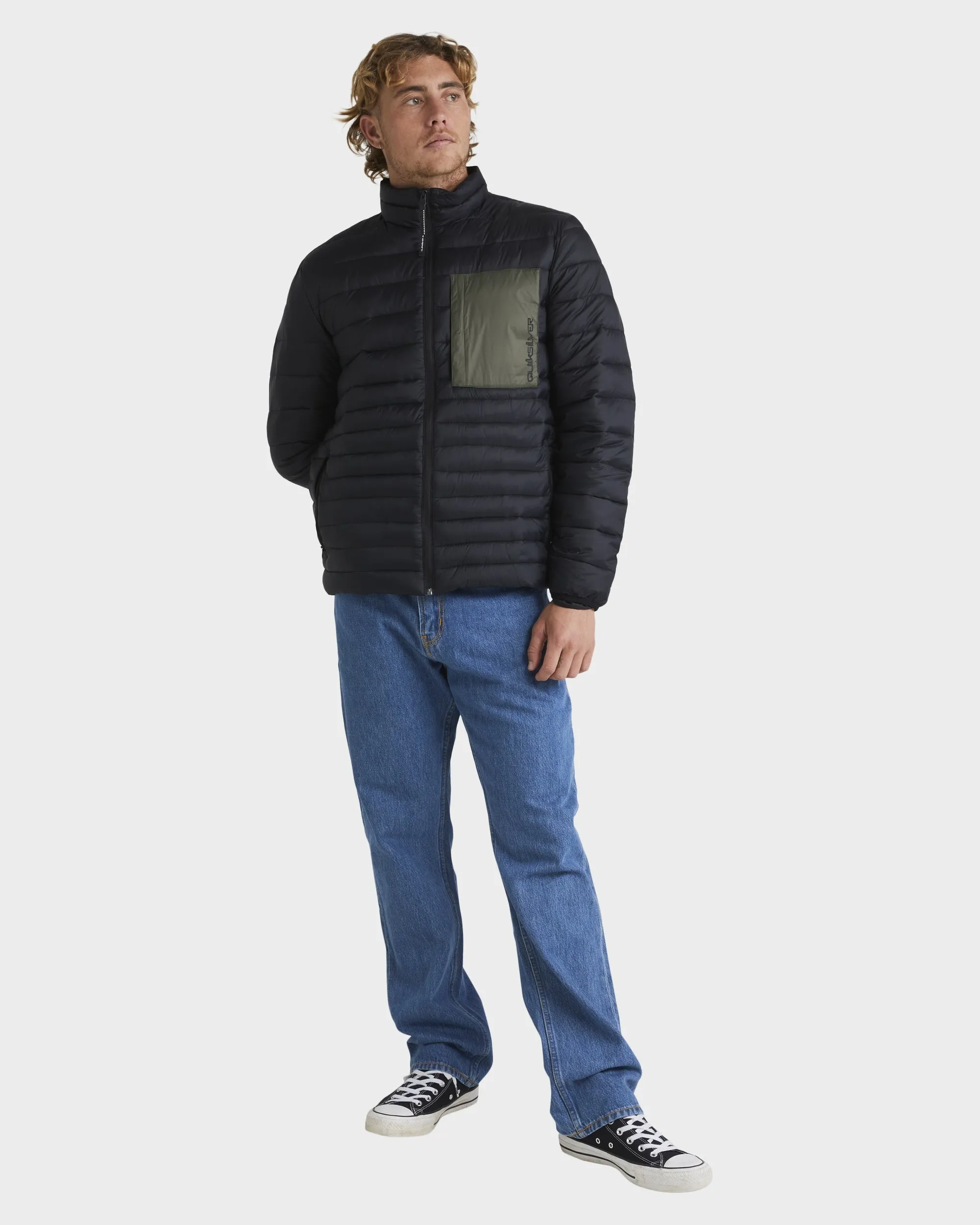 Mens Side Insulated Puffer Jacket