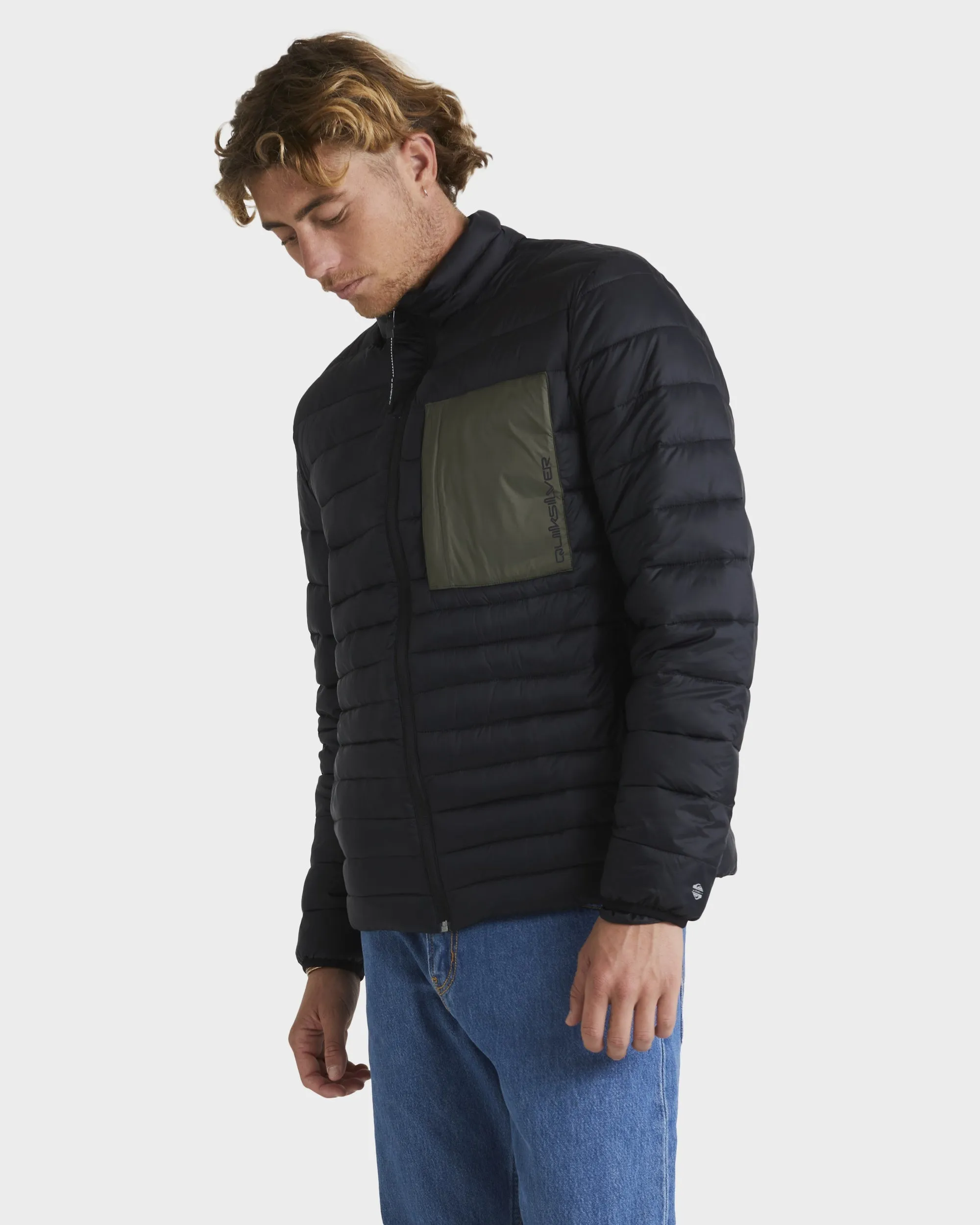 Mens Side Insulated Puffer Jacket