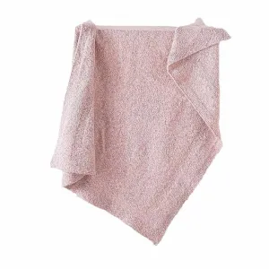 Pure Color Soft Cotton Knitted Blanket-بطانية محبوكة