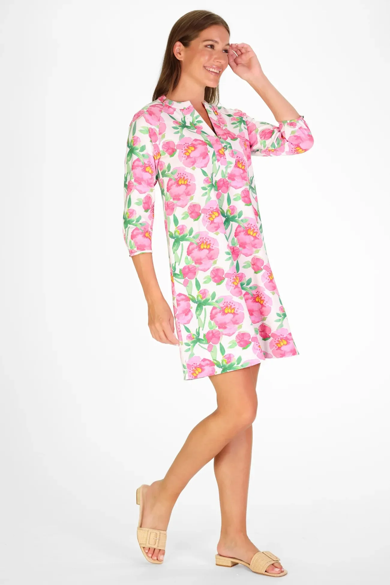 sam dress painted peony