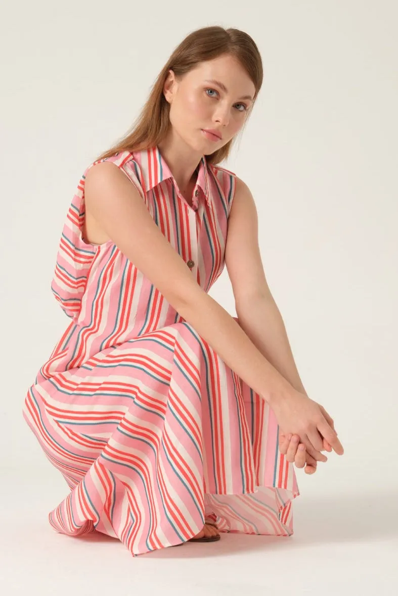 SUNSET STRIPE MAXI