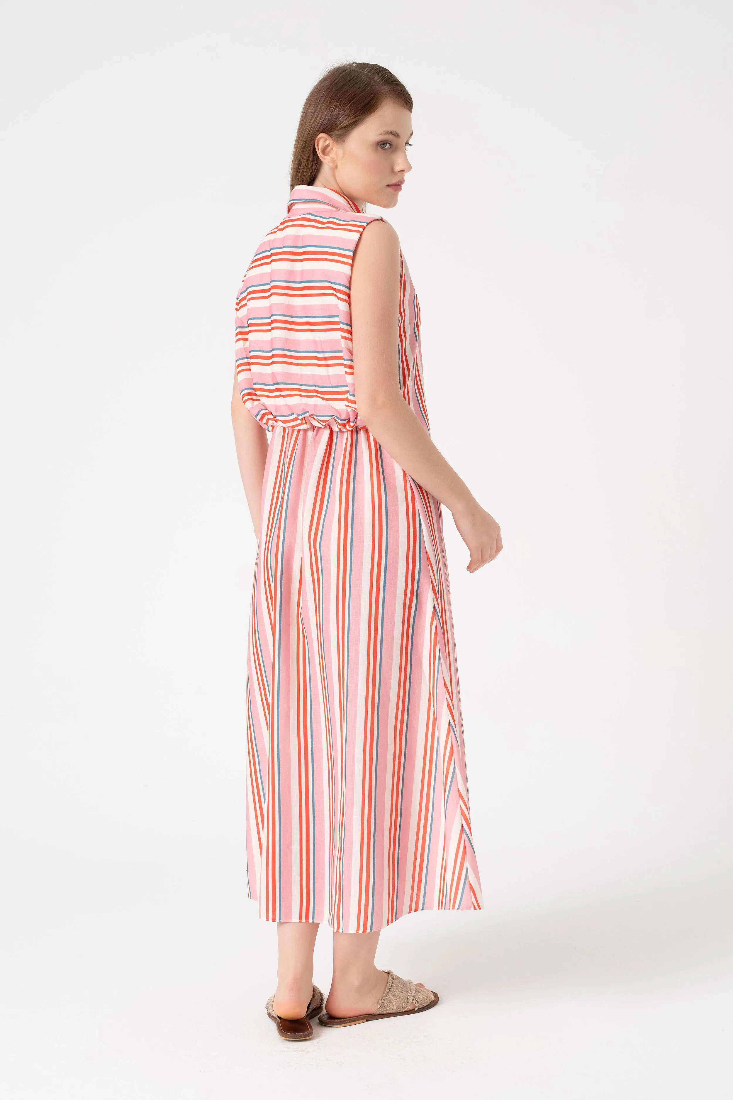 SUNSET STRIPE MAXI