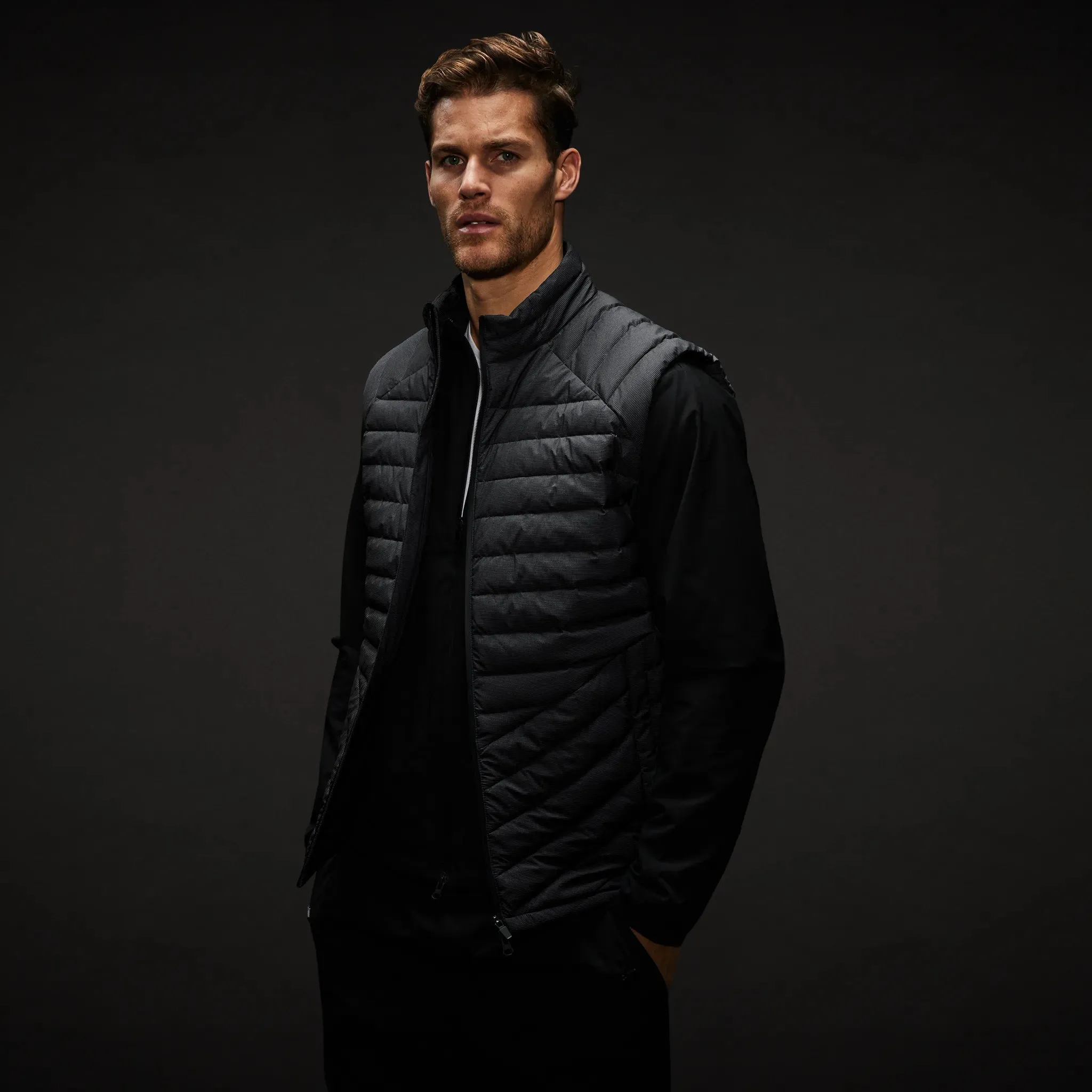 Ultralight Puffer Vest with Dyneema. Black edition