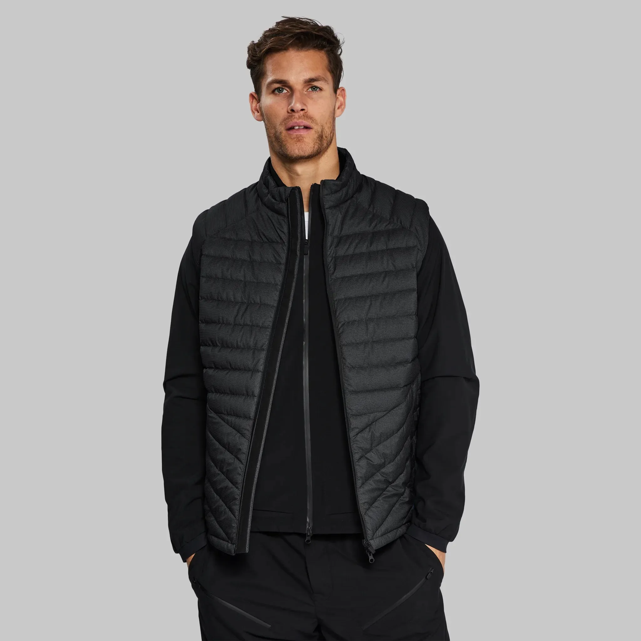 Ultralight Puffer Vest with Dyneema. Black edition