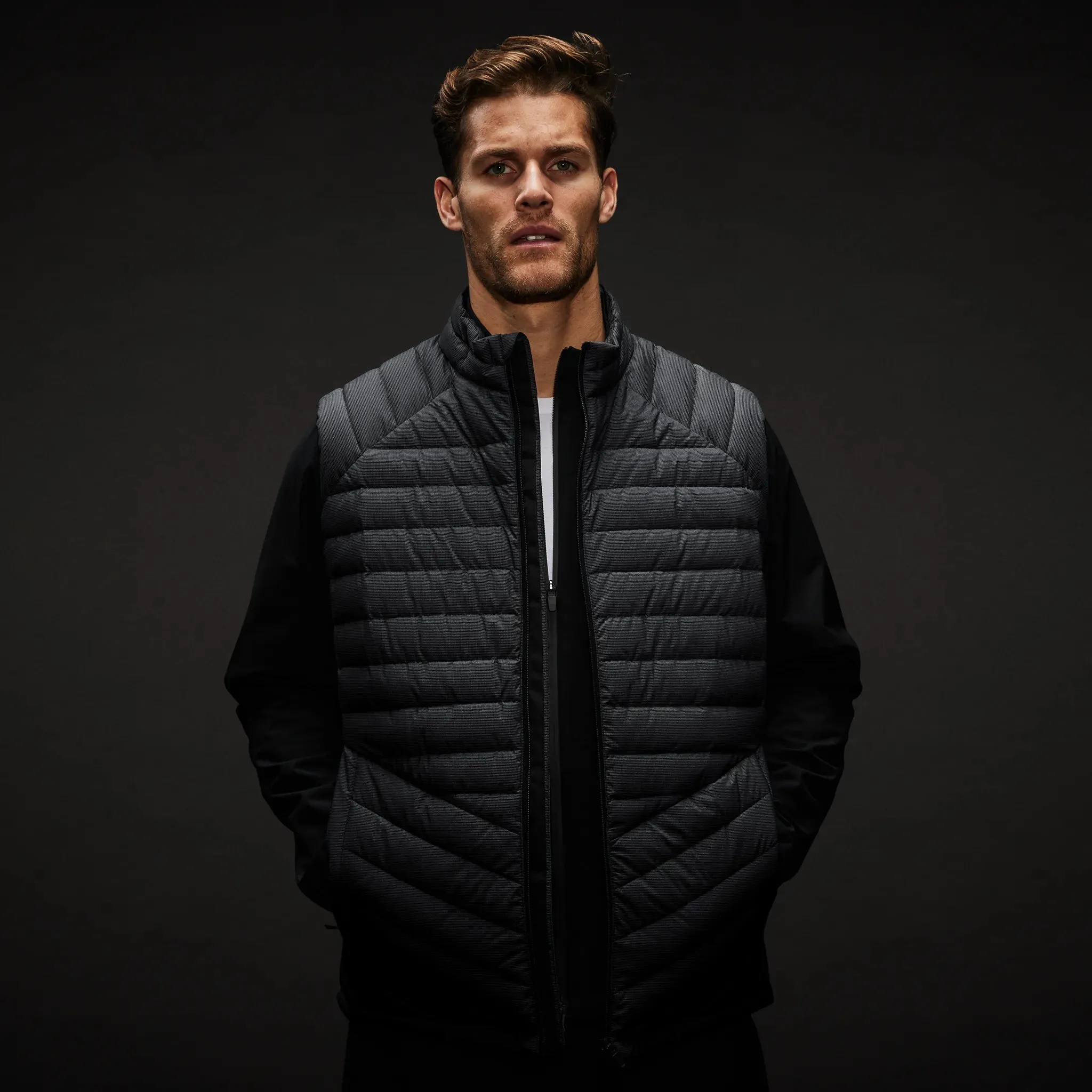 Ultralight Puffer Vest with Dyneema. Black edition
