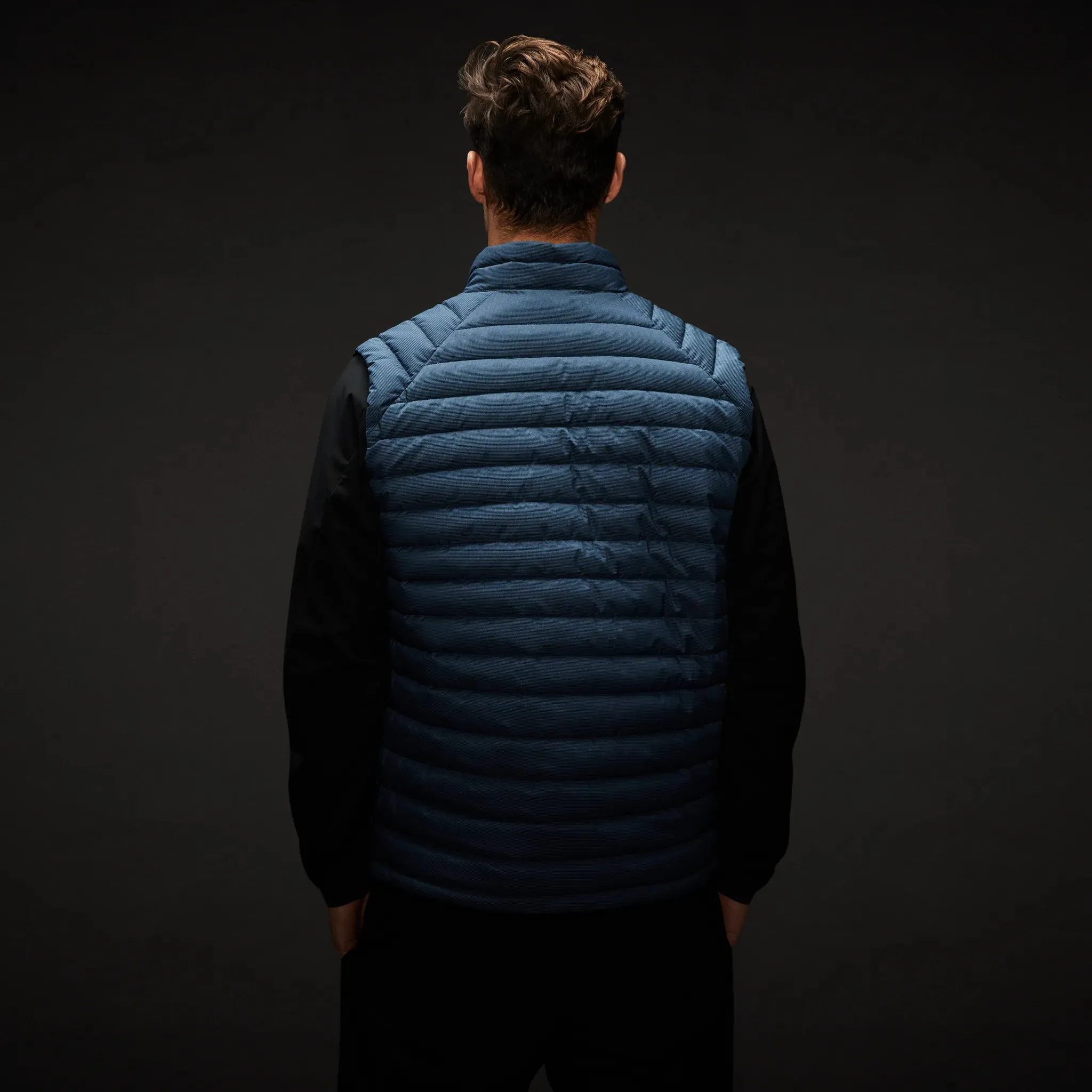 Ultralight Puffer Vest with Dyneema. Blue edition.