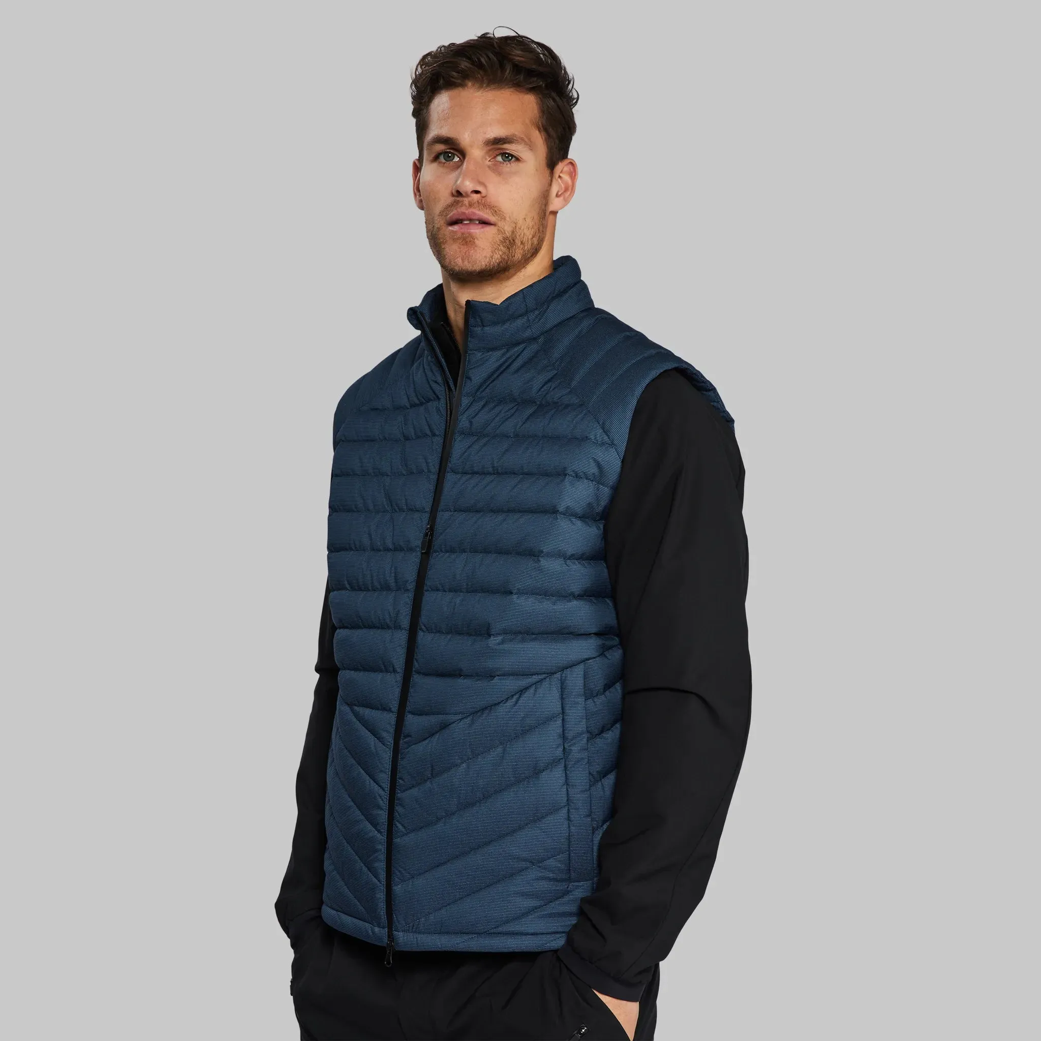 Ultralight Puffer Vest with Dyneema. Blue edition.