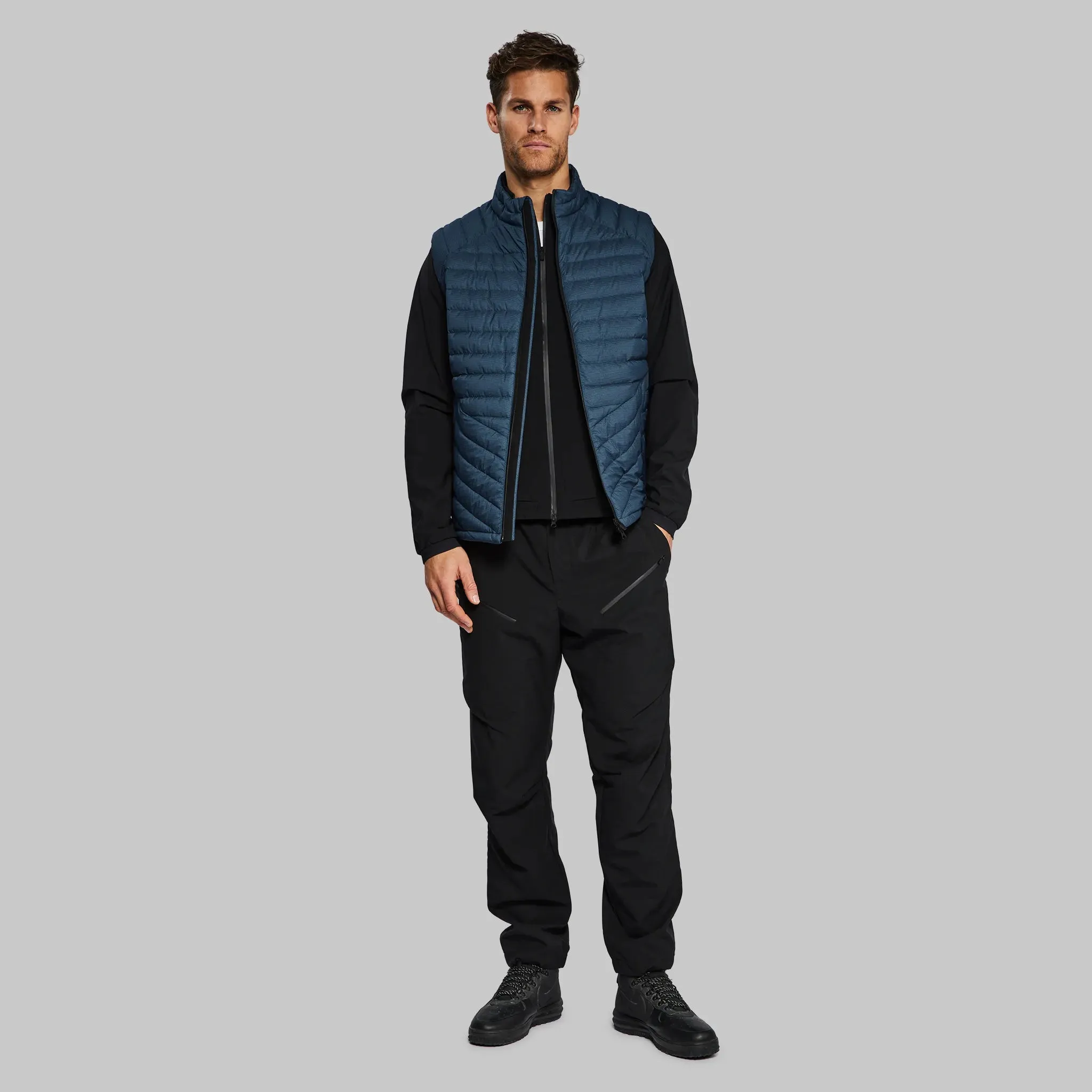 Ultralight Puffer Vest with Dyneema. Blue edition.