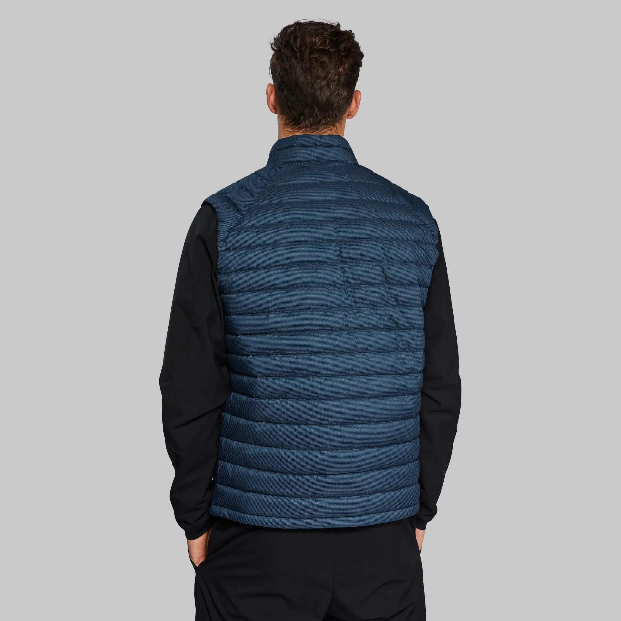 Ultralight Puffer Vest with Dyneema. Blue edition.