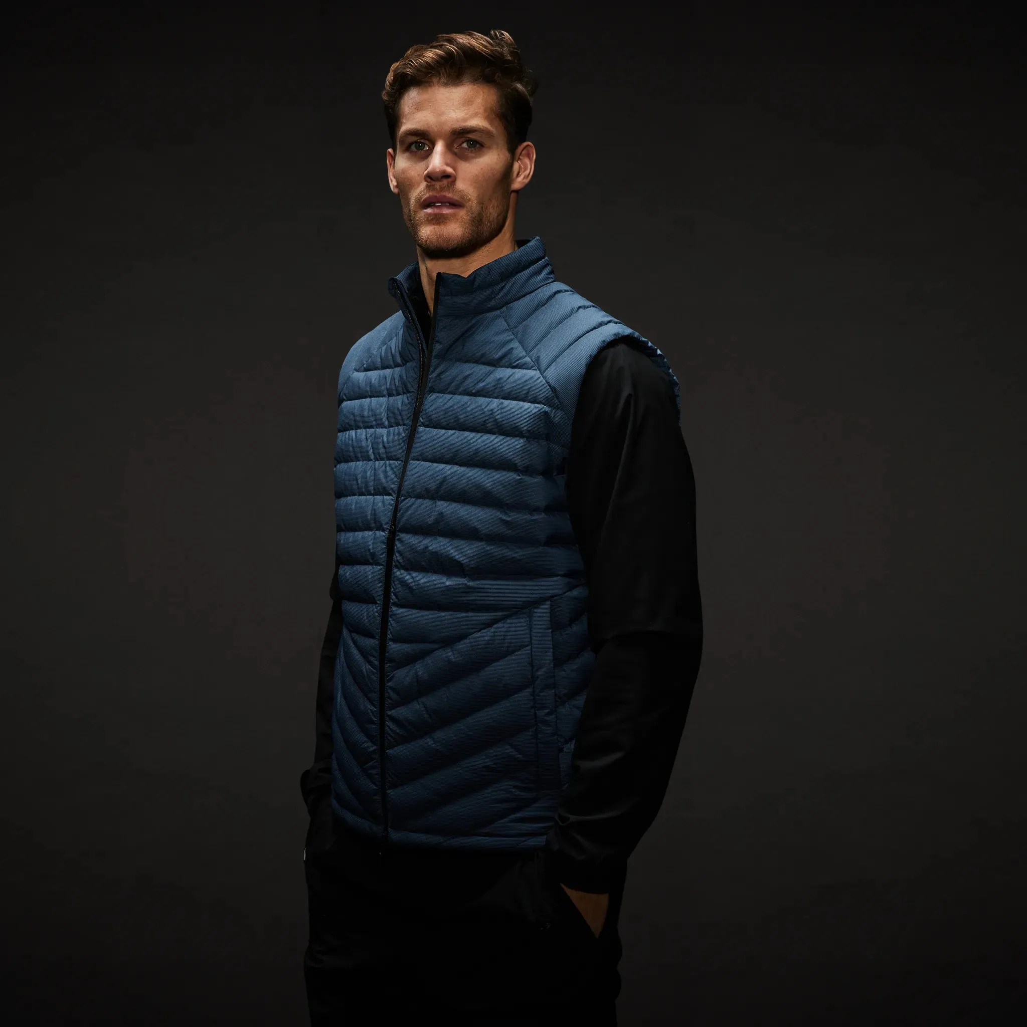 Ultralight Puffer Vest with Dyneema. Blue edition.