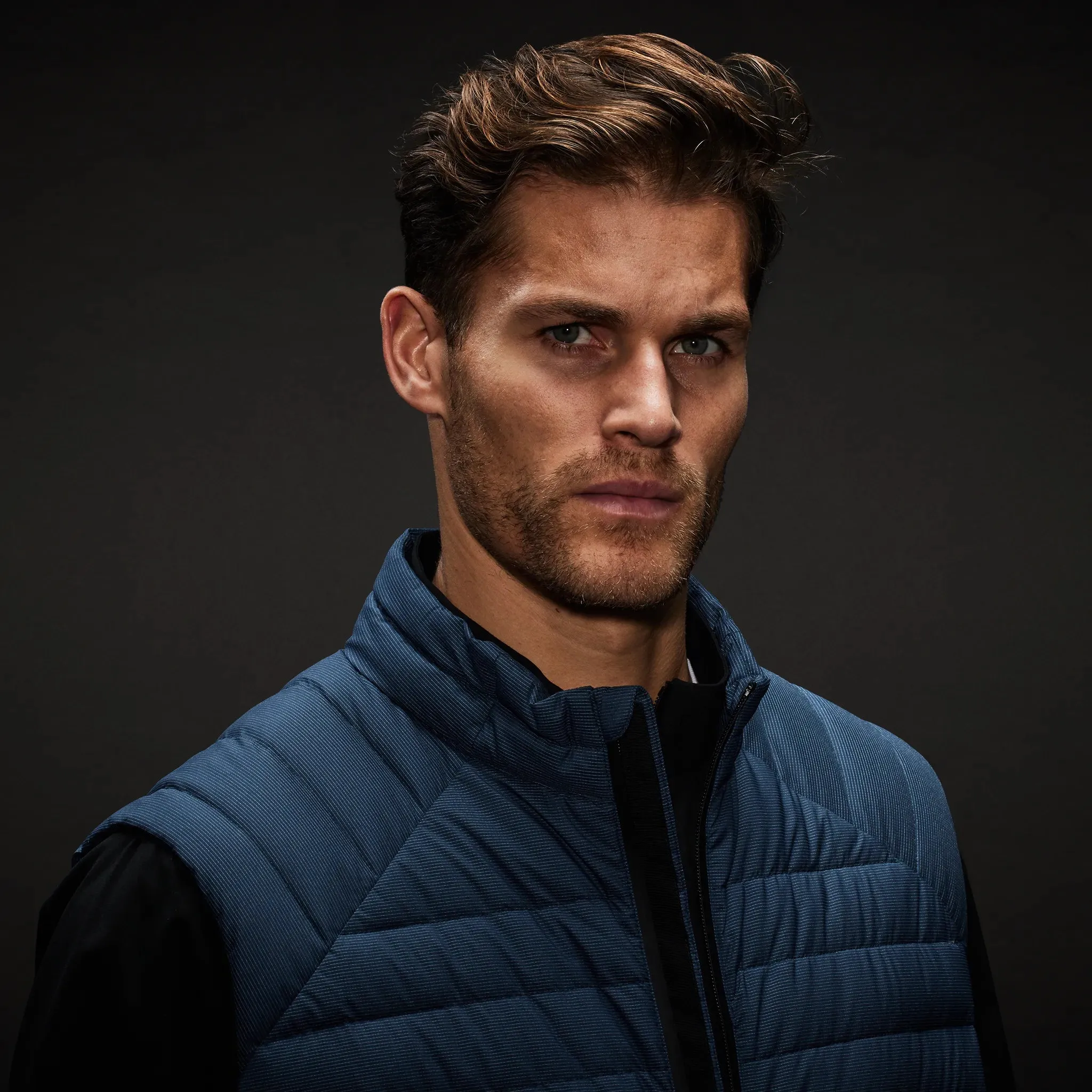 Ultralight Puffer Vest with Dyneema. Blue edition.