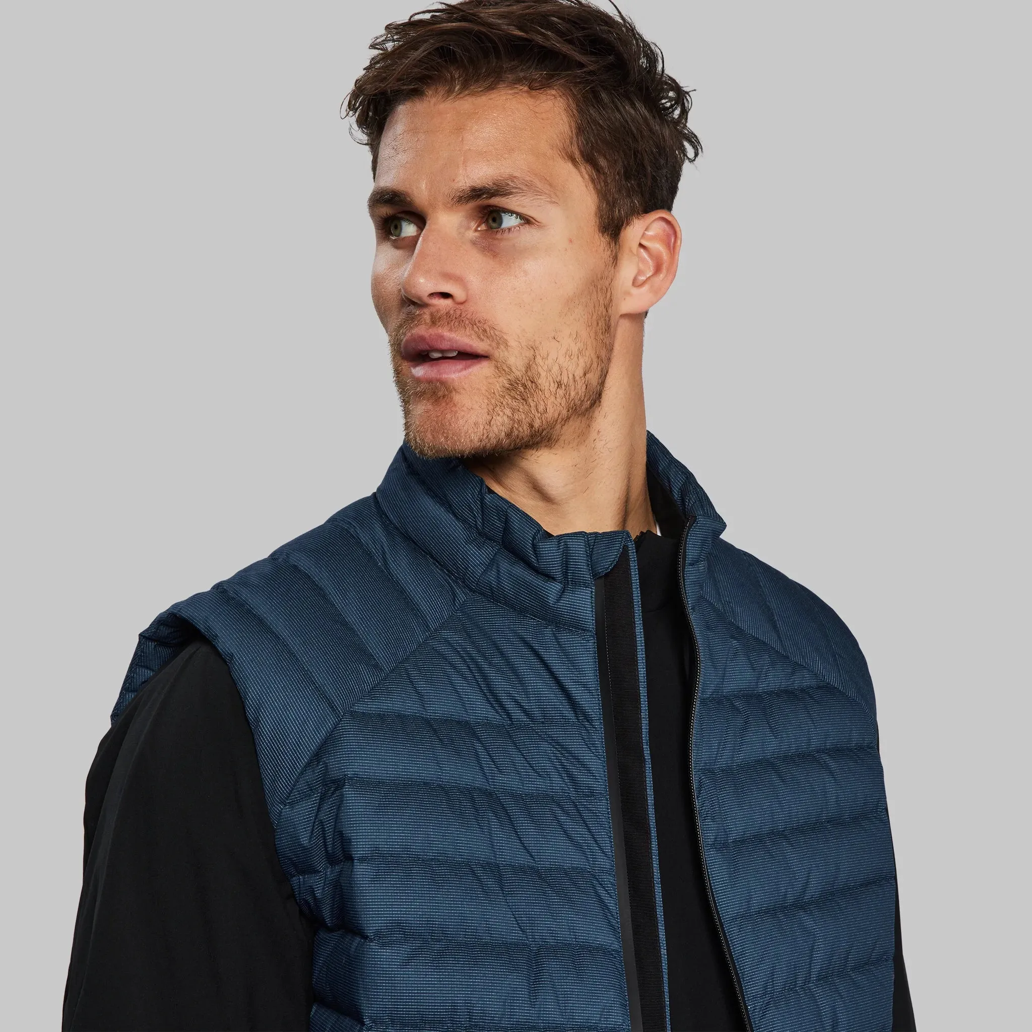 Ultralight Puffer Vest with Dyneema. Blue edition.