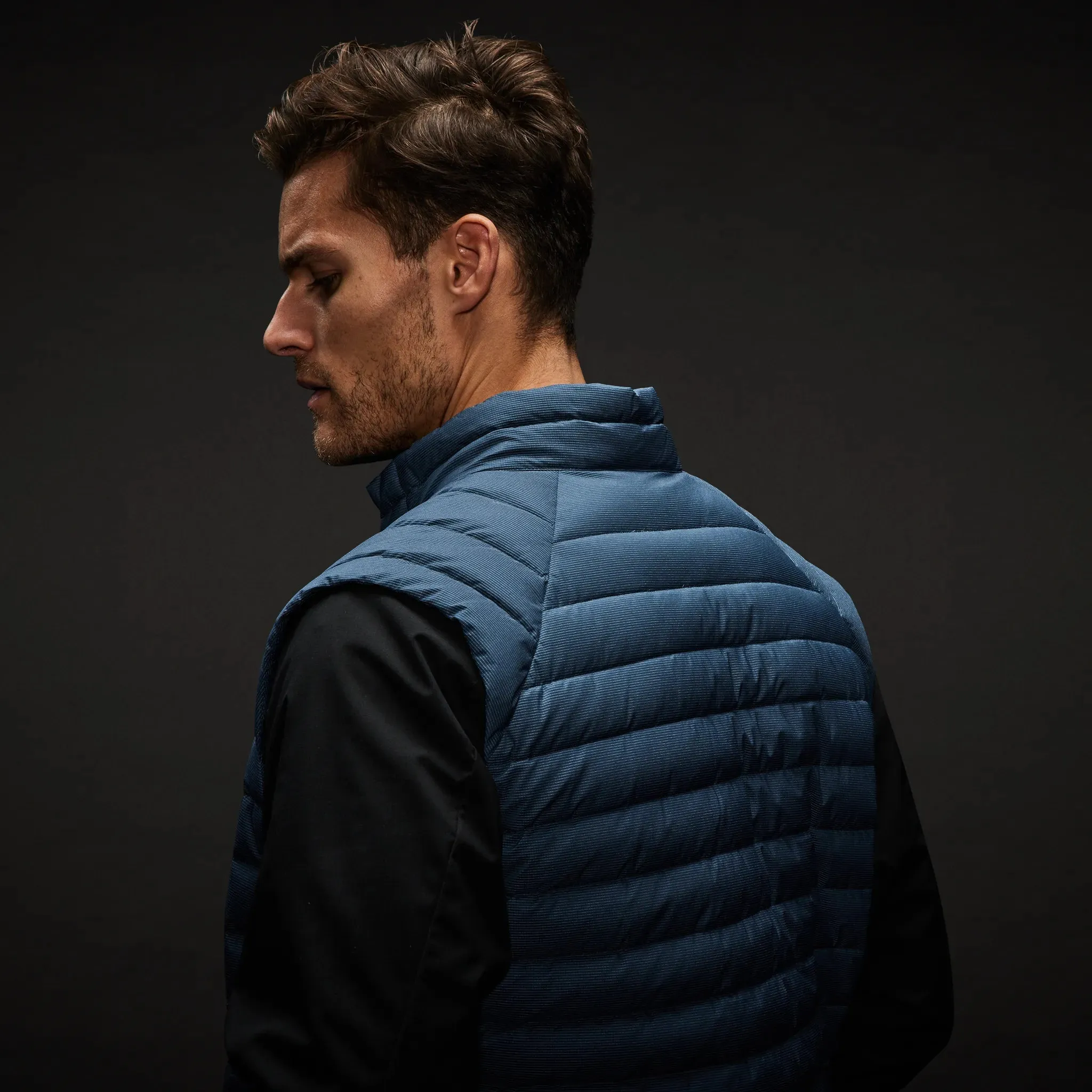 Ultralight Puffer Vest with Dyneema. Blue edition.