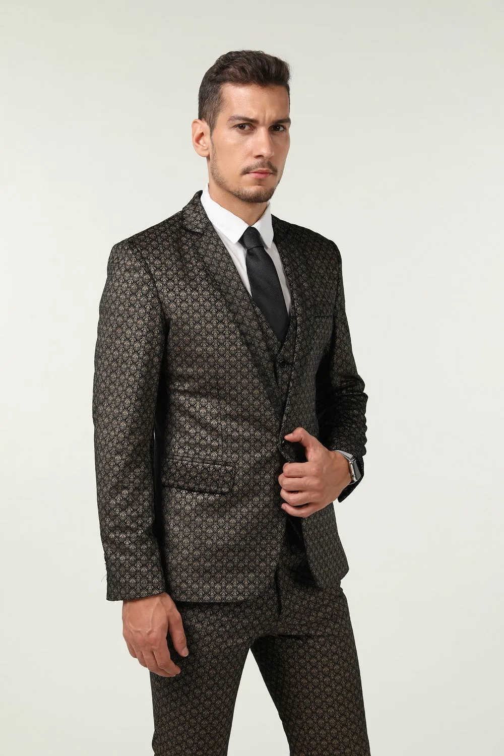 Velvet 3 Piece Men's Formal Suits(MORE COLORS )