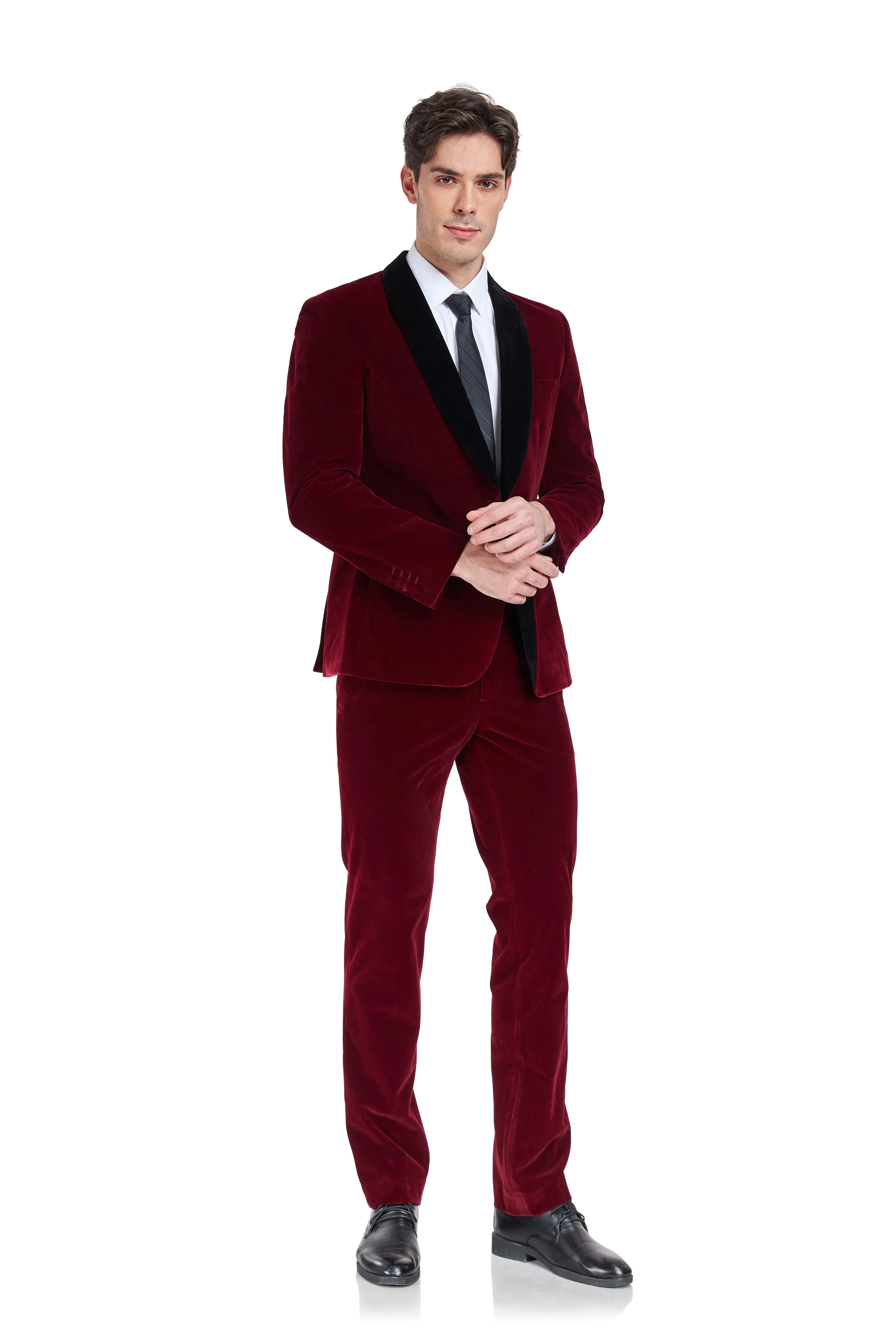 Velvet 3 Piece Men's Formal Suits(MORE COLORS )