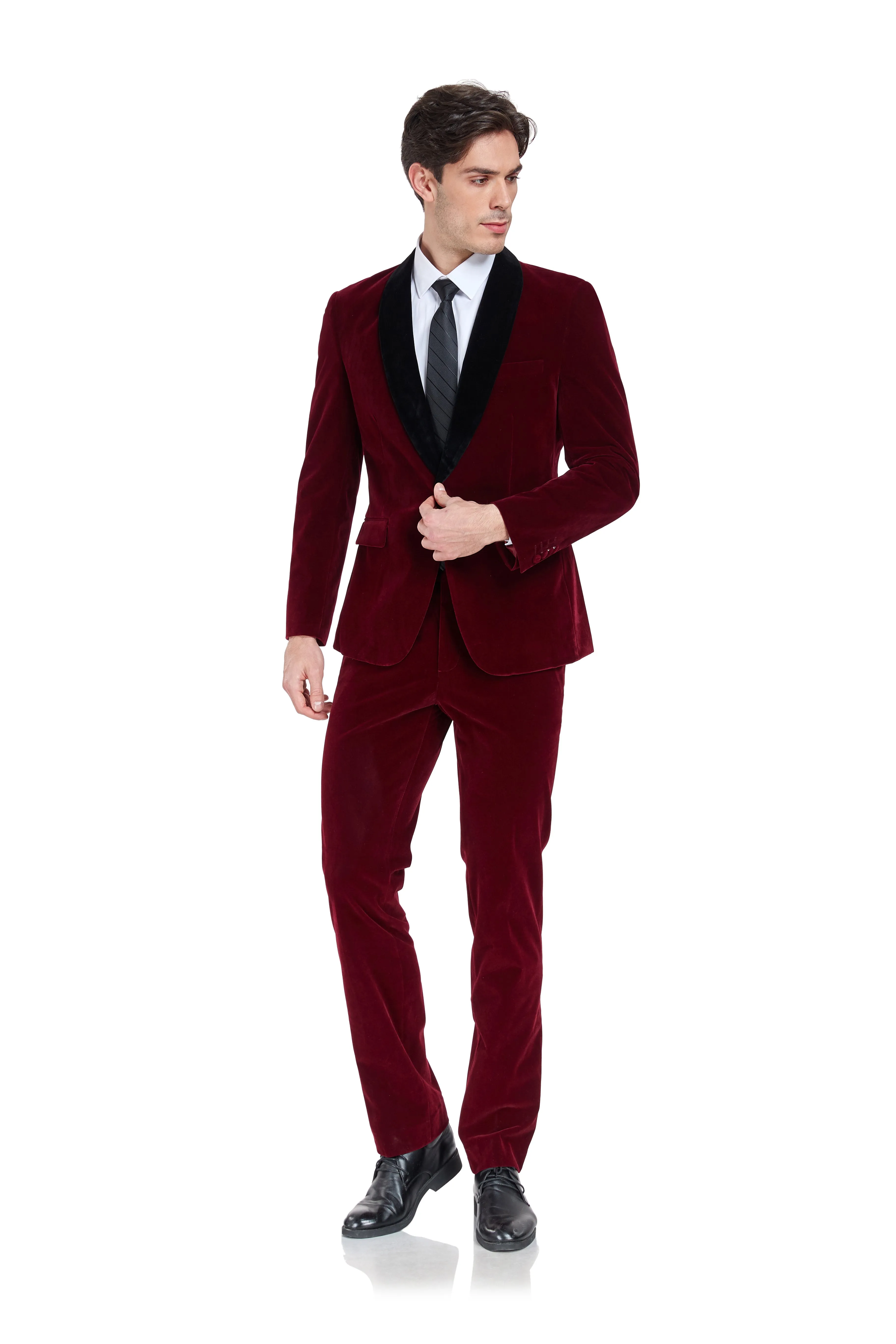 Velvet 3 Piece Men's Formal Suits(MORE COLORS )