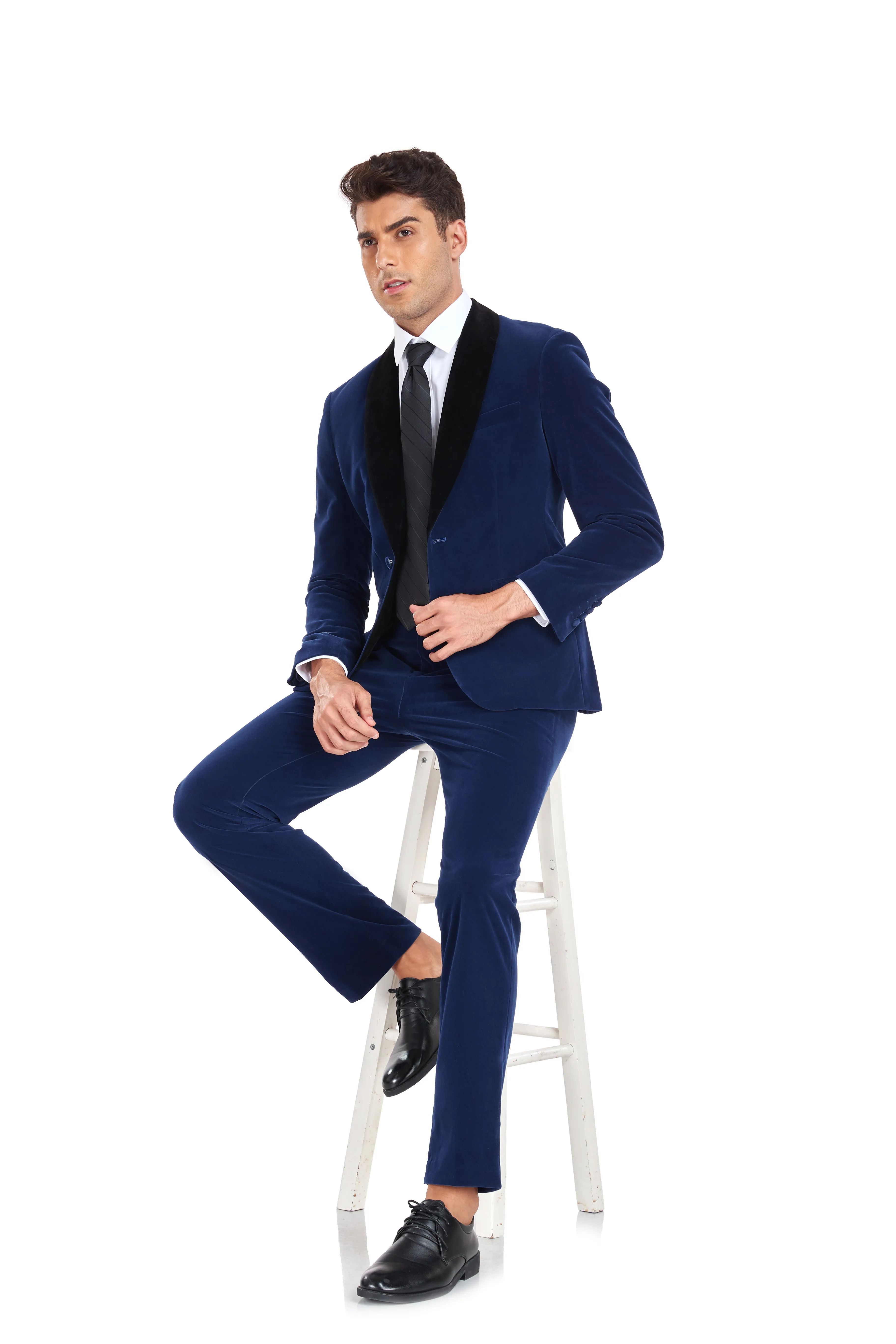 Velvet 3 Piece Men's Formal Suits(MORE COLORS )