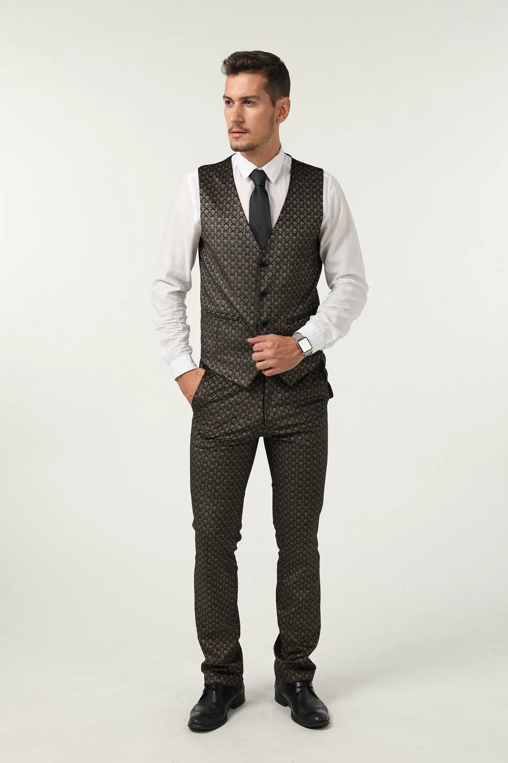 Velvet 3 Piece Men's Formal Suits(MORE COLORS )
