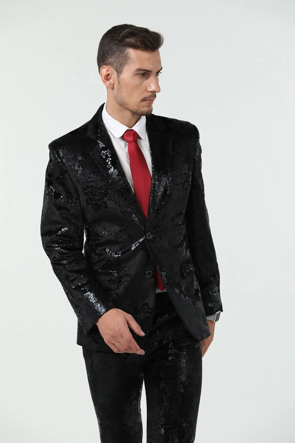 Velvet 3 Piece Men's Formal Suits(MORE COLORS )