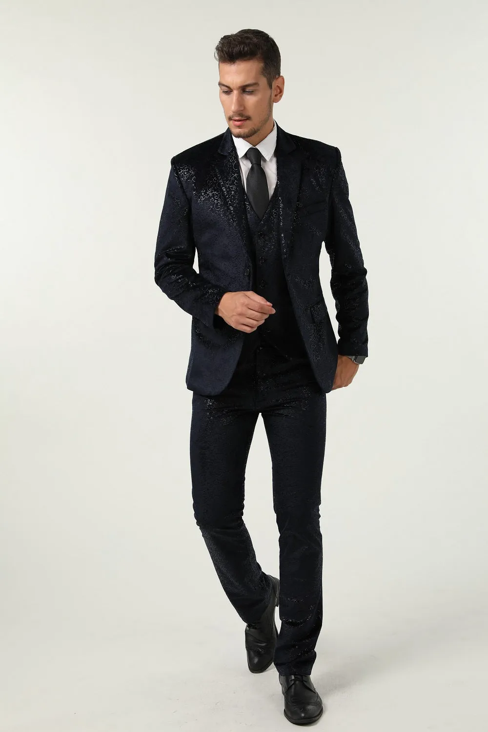 Velvet 3 Piece Men's Formal Suits(MORE COLORS )
