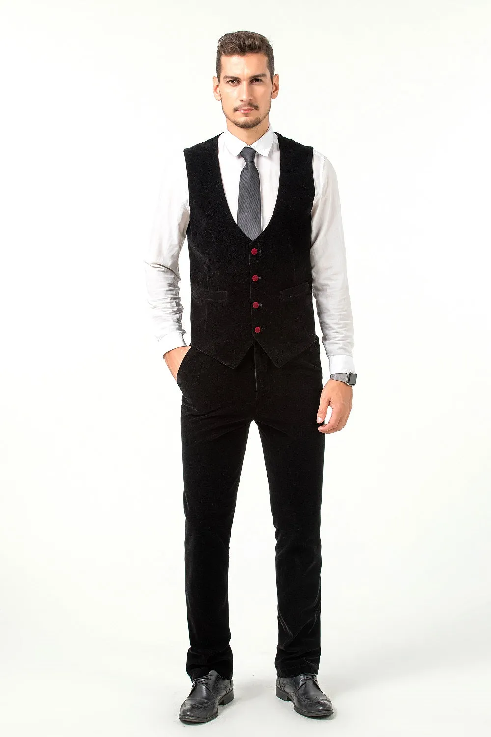 Velvet 3 Piece Men's Formal Suits(MORE COLORS )