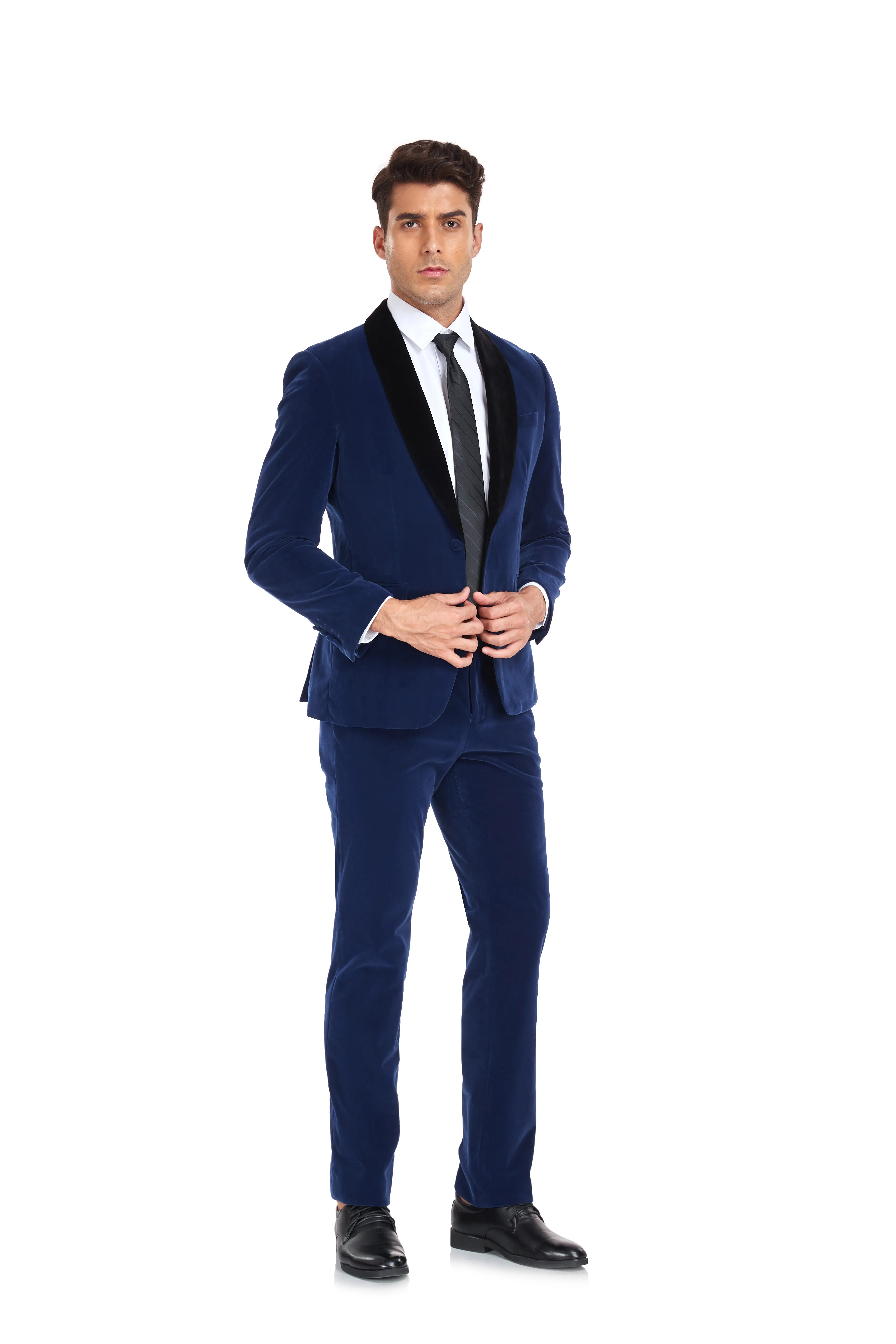 Velvet 3 Piece Men's Formal Suits(MORE COLORS )
