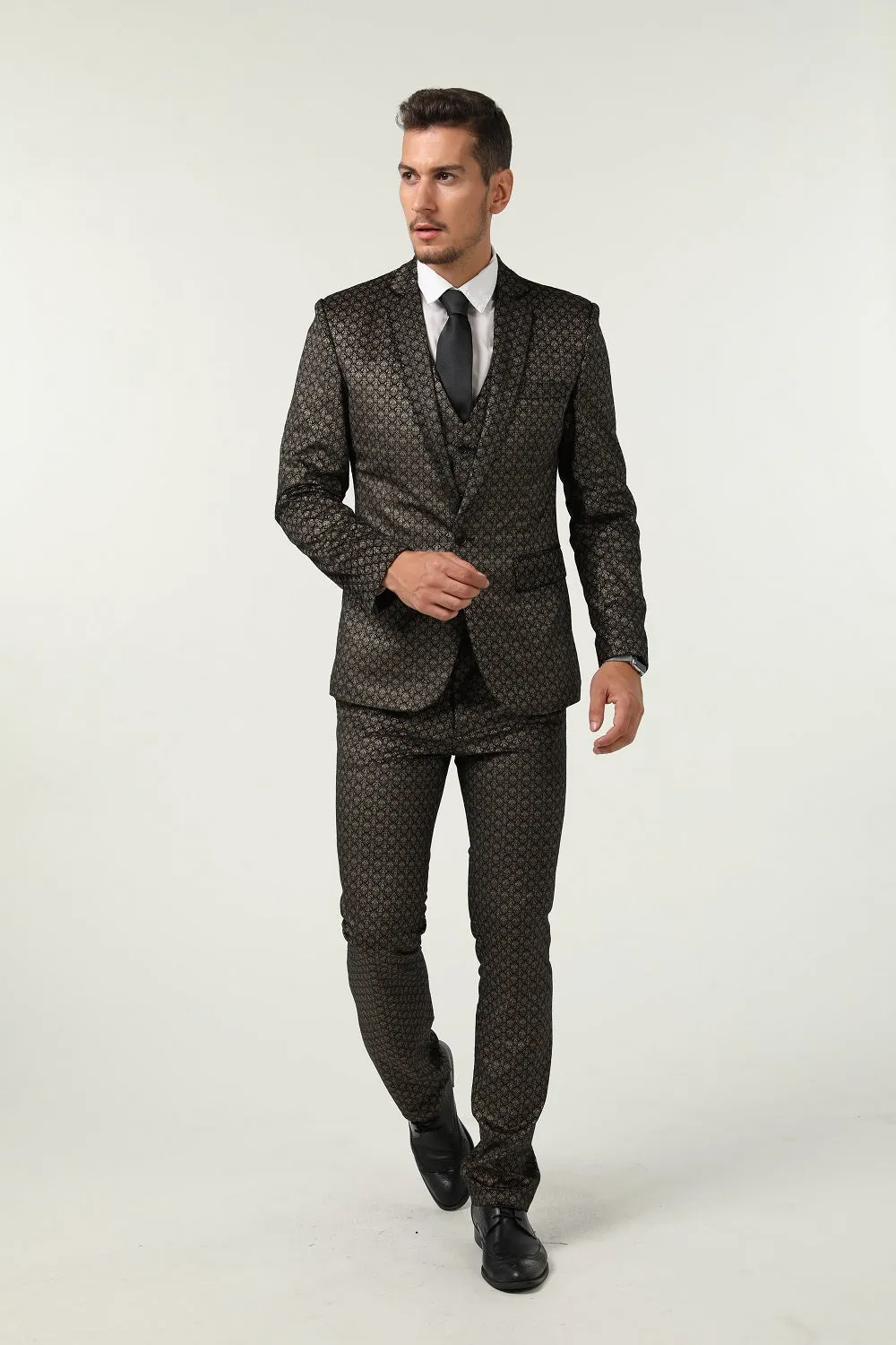 Velvet 3 Piece Men's Formal Suits(MORE COLORS )