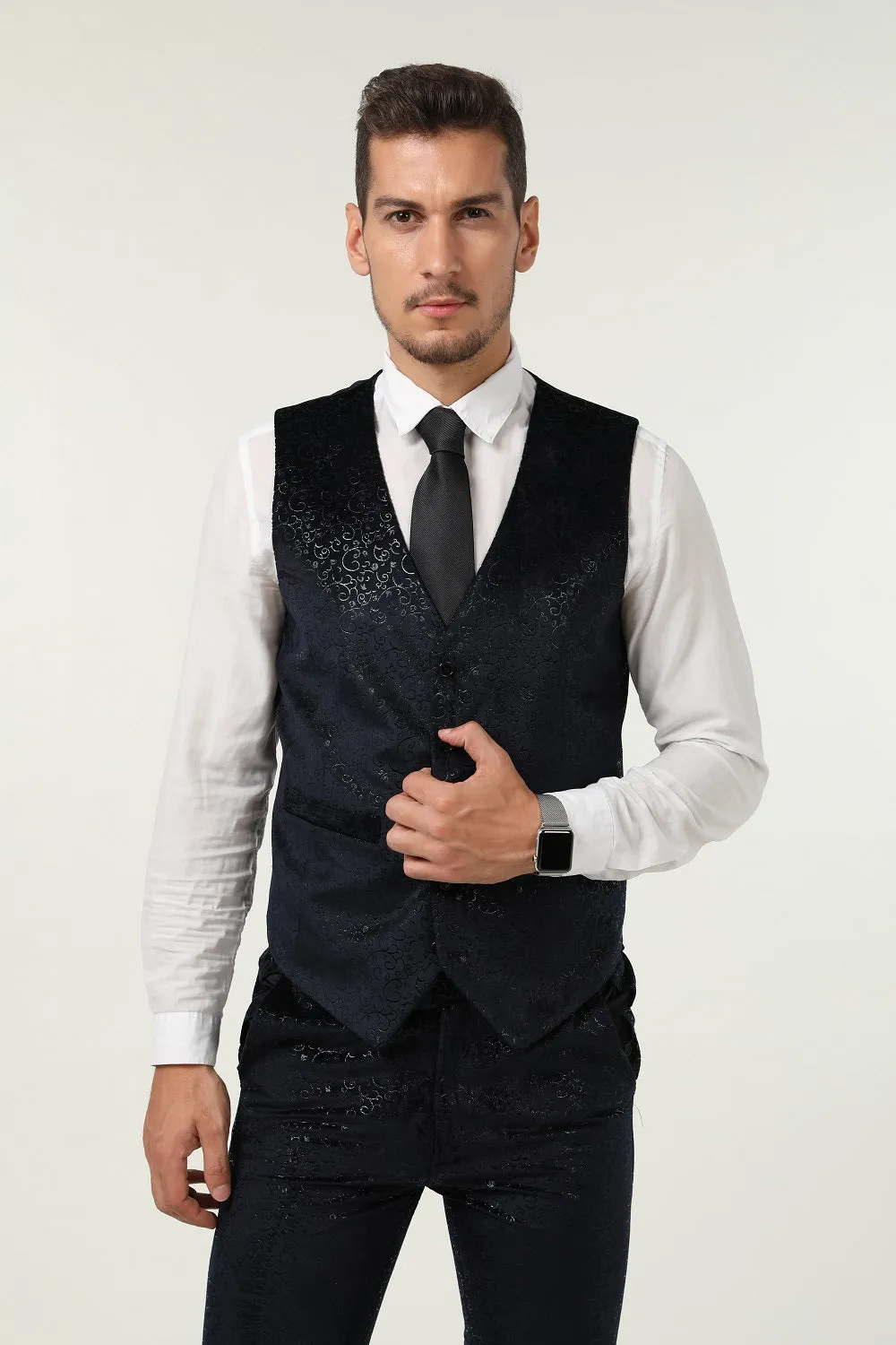 Velvet 3 Piece Men's Formal Suits(MORE COLORS )